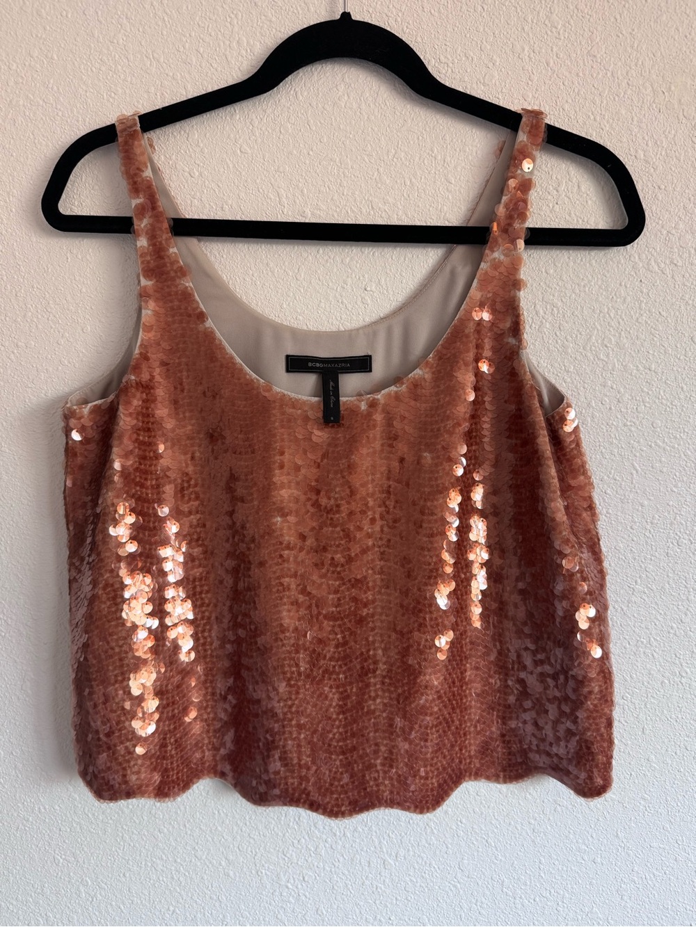 BCBG Sequin Tank Top